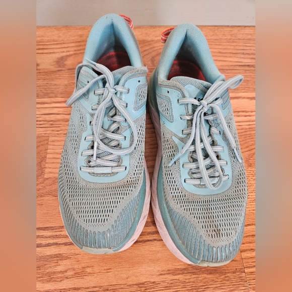 HOKA ONE ONE Bondi 7 Blue Running Sneakers - Picture 3 of 10